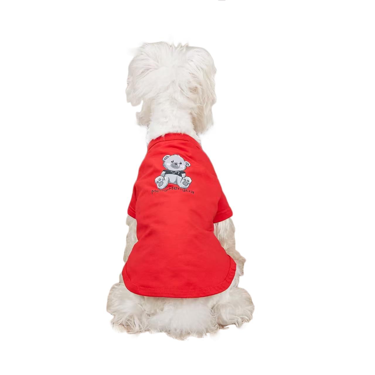 Mengmengda Dog Shirt For Xs Or Small Dogs, Indor Cotton Clothes For Girl Boy, Schnauzer, Chihuahua, Puppy Breathable Soft Cotton