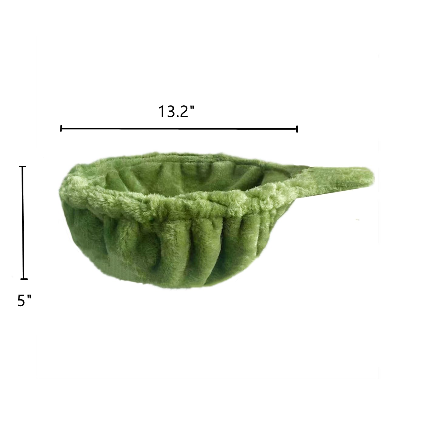 Shengocase 13' Green Nest Basket Lounger Hammock Bed Replacement For Cat Tree Tower, 5-Pack Hanging Toys, Cat Tree Accessories