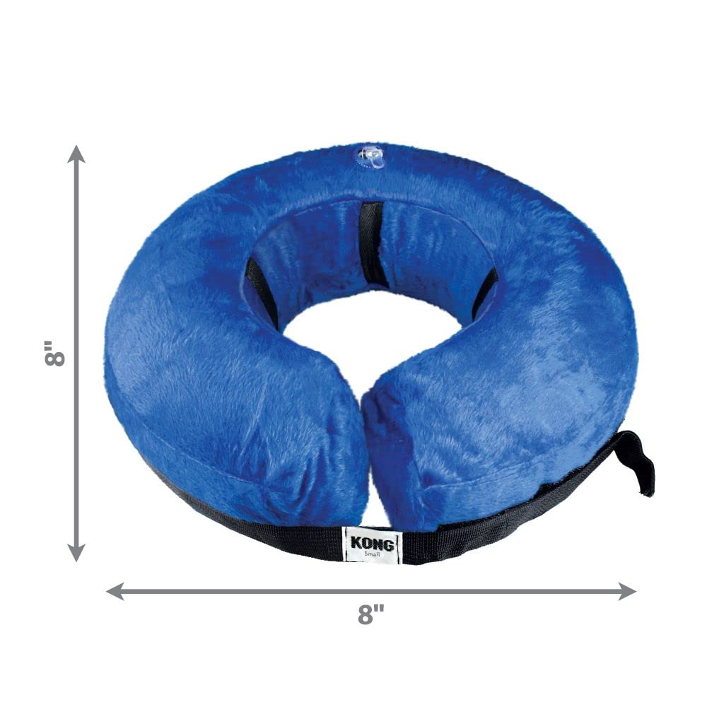 KONG - Cloud Collar - Plush, Inflatable E-Collar - For Injuries, Rashes and Post Surgery Recovery - For Extra Small Dogs/Cats
