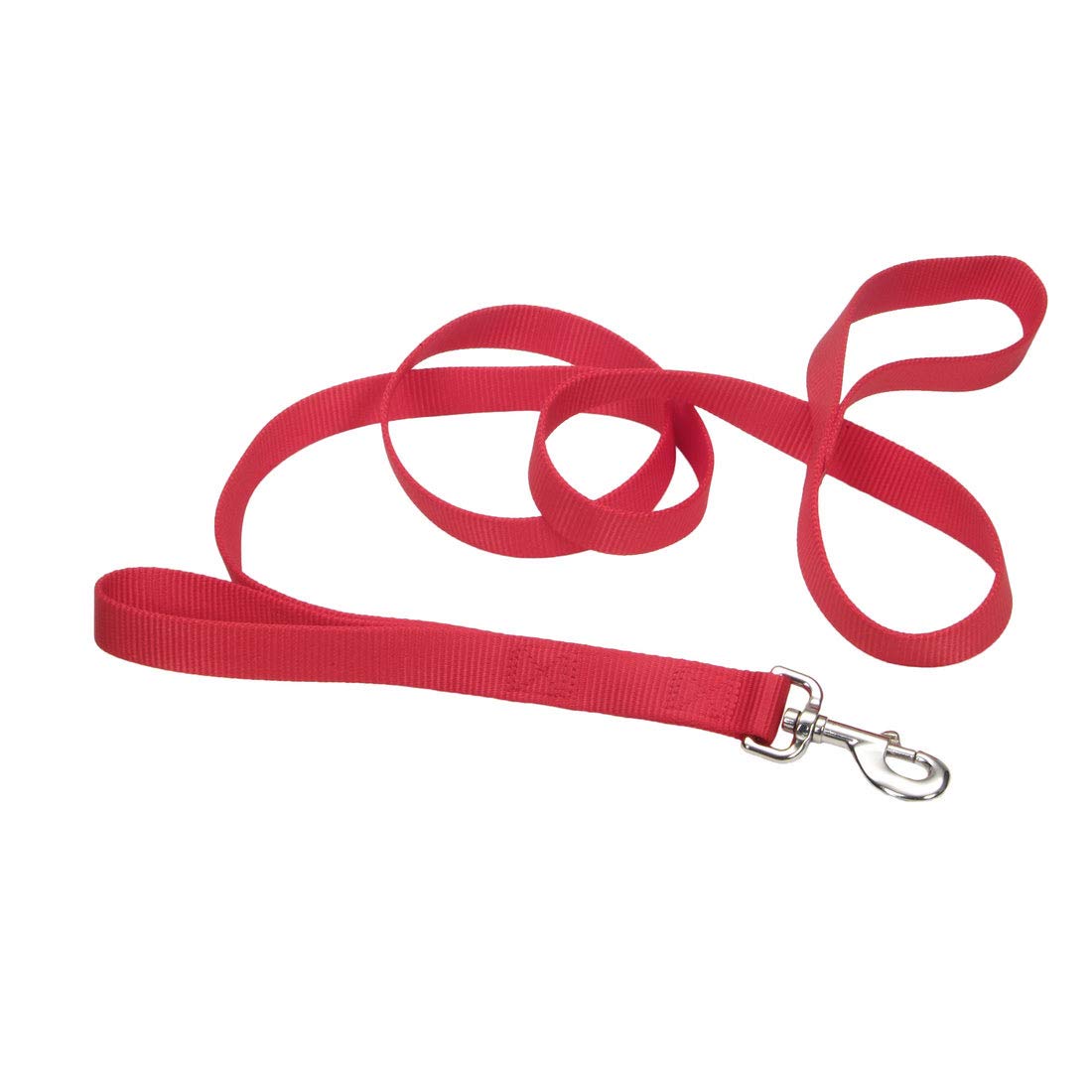 Coastal - Loops 2 - Double Handle Dog Leash, Red, 1' X 06'