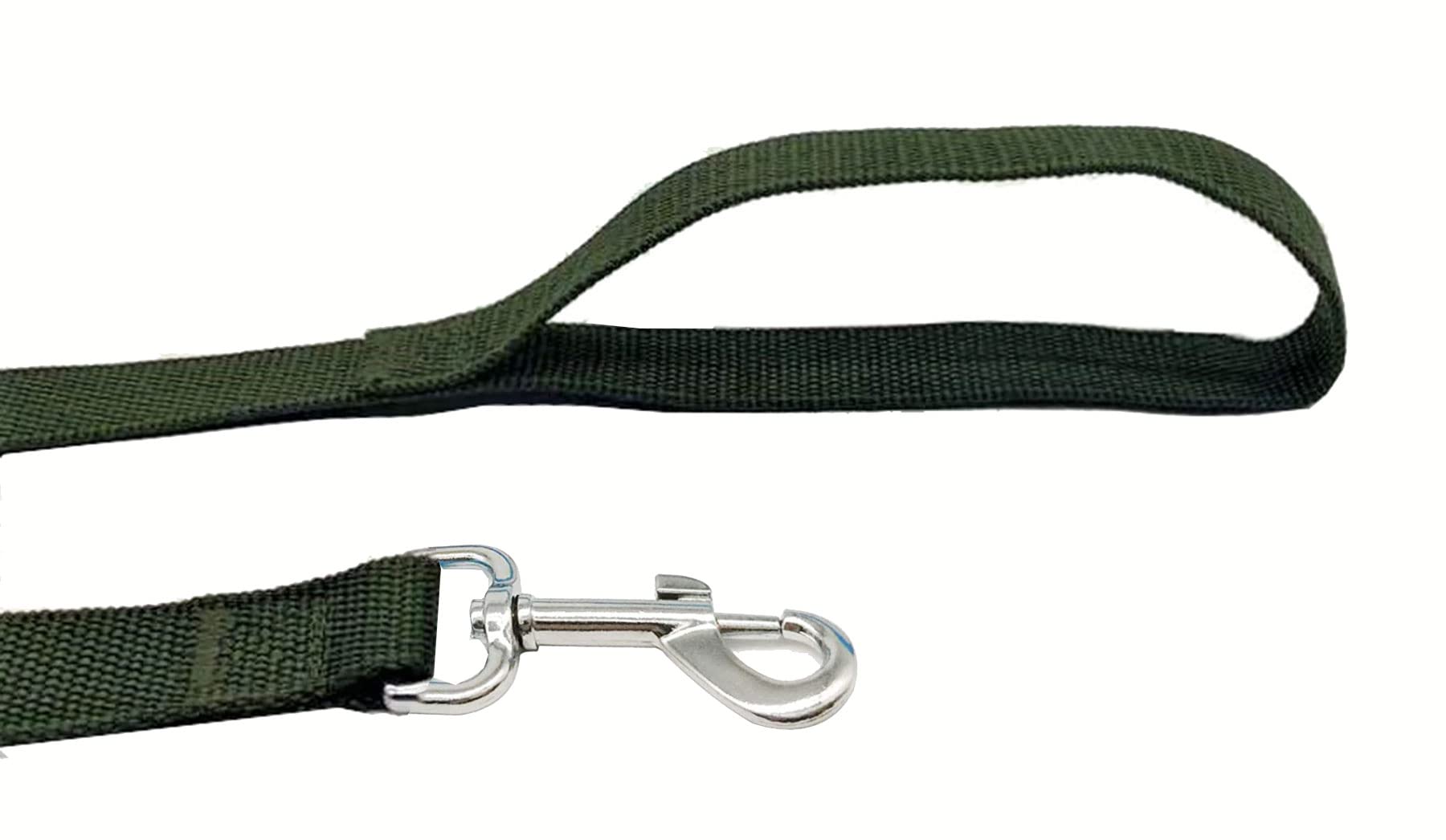 Taian 4Ft/5Ft/6Ft Strong Dog Leash, Nylon Dog Leashes For Small Medium Large Dogs (1 In X 5 Ft, Green)
