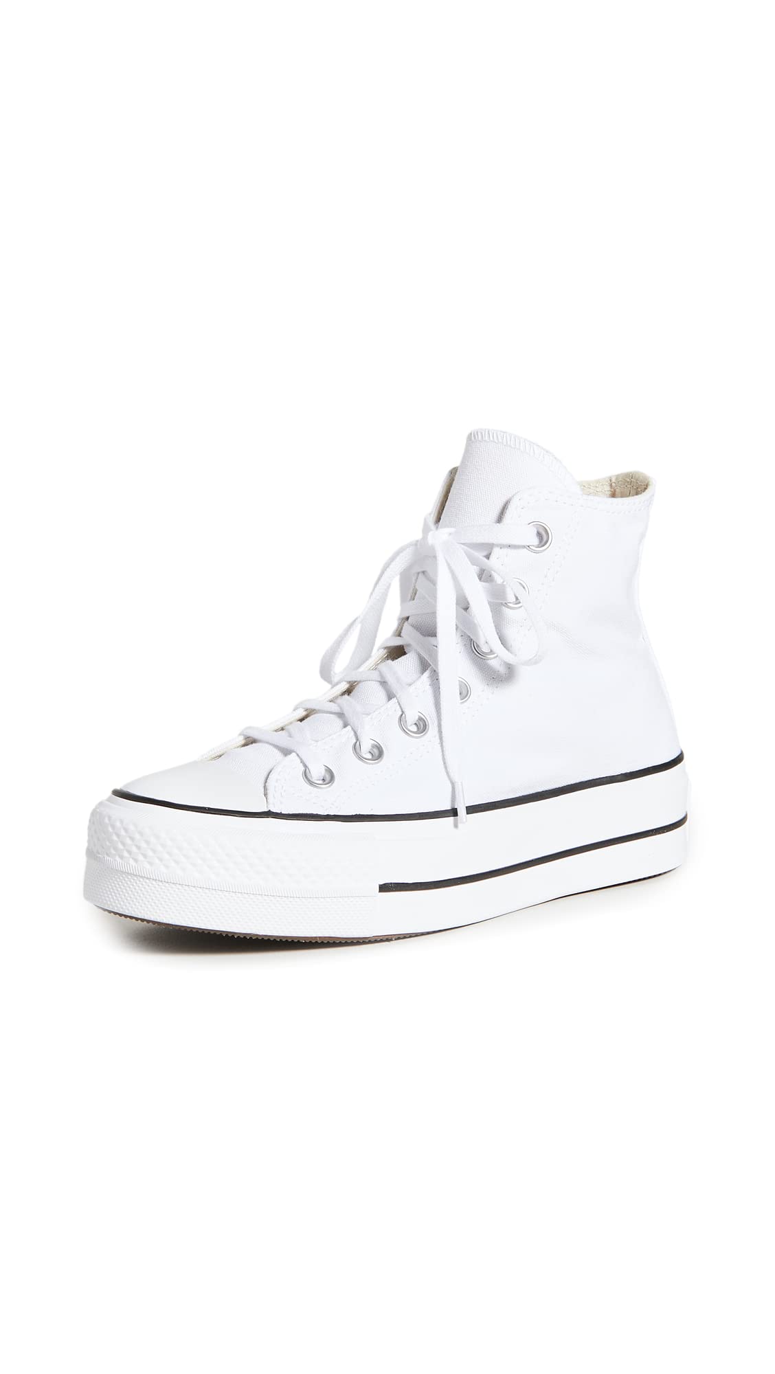 Converse Chuck Taylora All Stara Lift Hi Optical White 9 B (M)