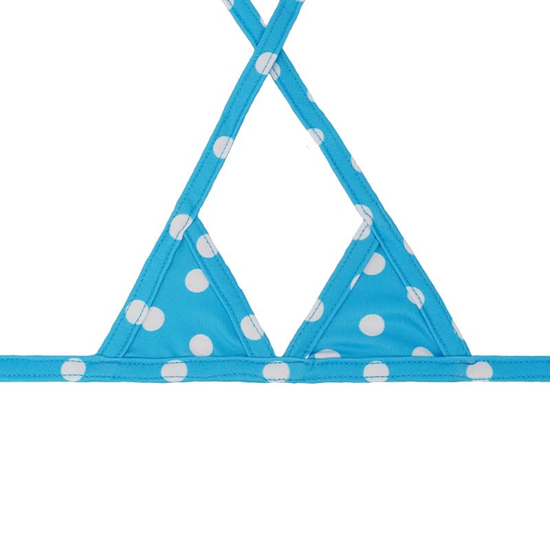 Dog Bikini Swimsuit Doggie Bathing Dress Puppy Beach Clothes For Puppy Kitten(Blue,Medium)