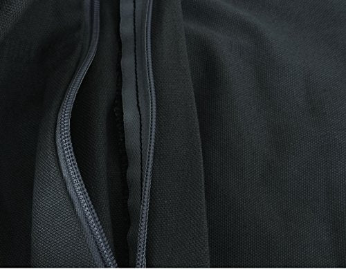 Dogbed4Less Headrest Dog Pet Bed Canvas External Cover - Replacement Cover Only - Xxl 55'X37'X4' Size - Black