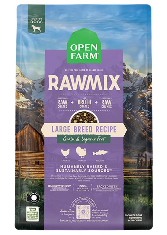 Open Farm RawMix Large Breed Recipe Dog - 20lb
