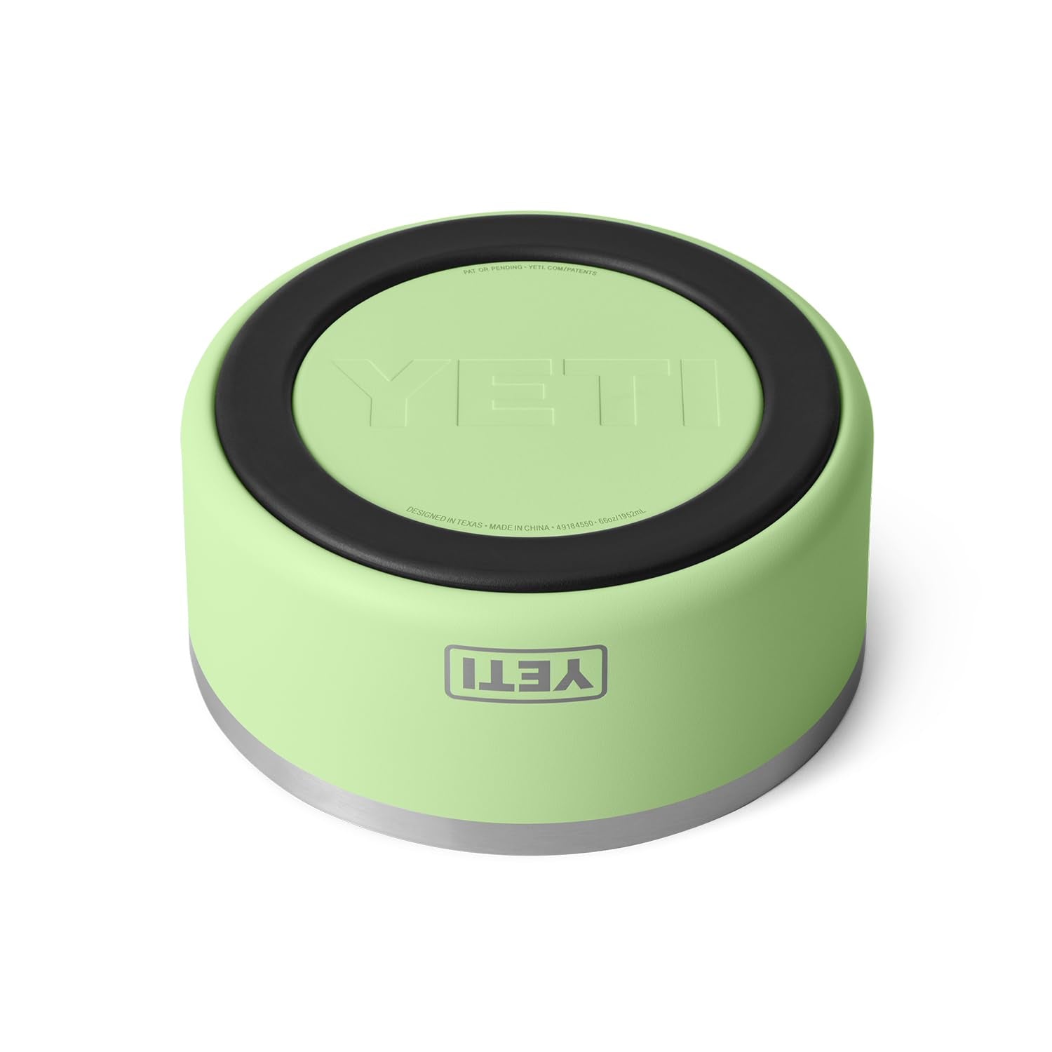 Yeti Boomer 8, Stainless Steel, Non-Slip Dog Bowl, Holds 64 Ounces, Key Lime