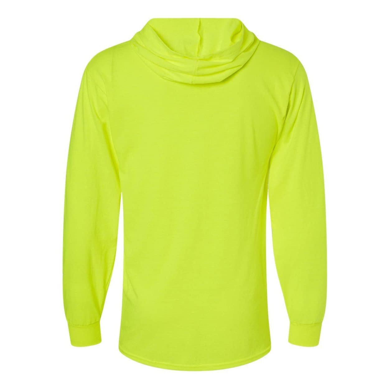 Mens Hd Cottonjersey Hooded T-Shirt - Safety Orange - S(D0102H7Ms8X)