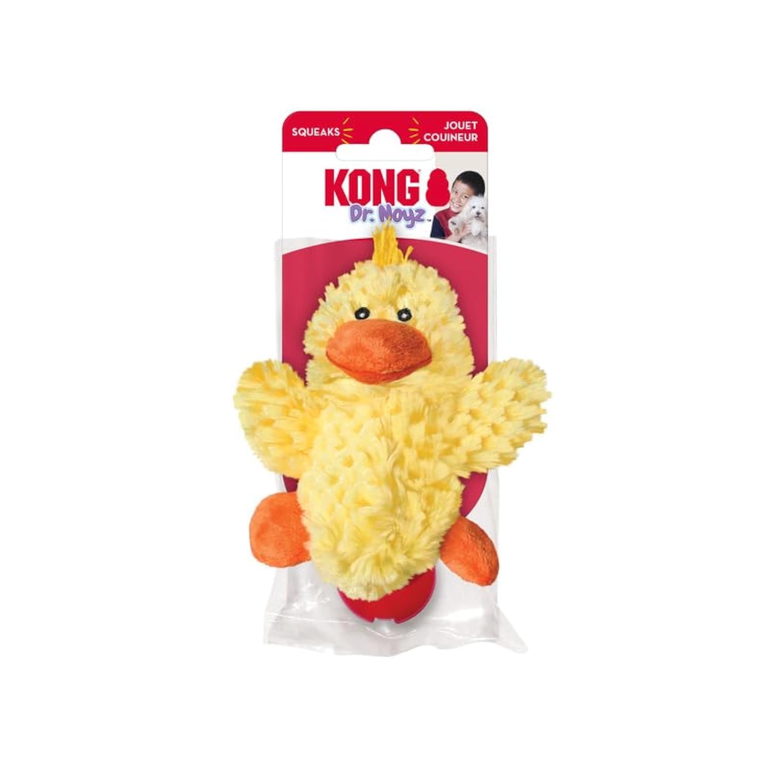 KONG Dr. Noys Platy Duck Plush Dog Toy [Set of 3]