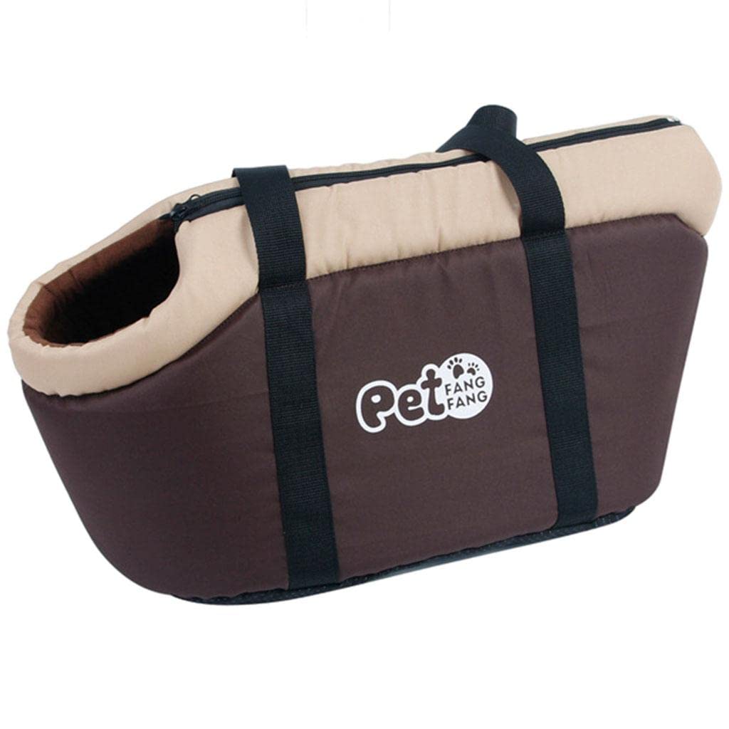 Lyla Pet Dog Carrier Travel Tote Bag Comfort Case Soft Sided Breathable Coffee