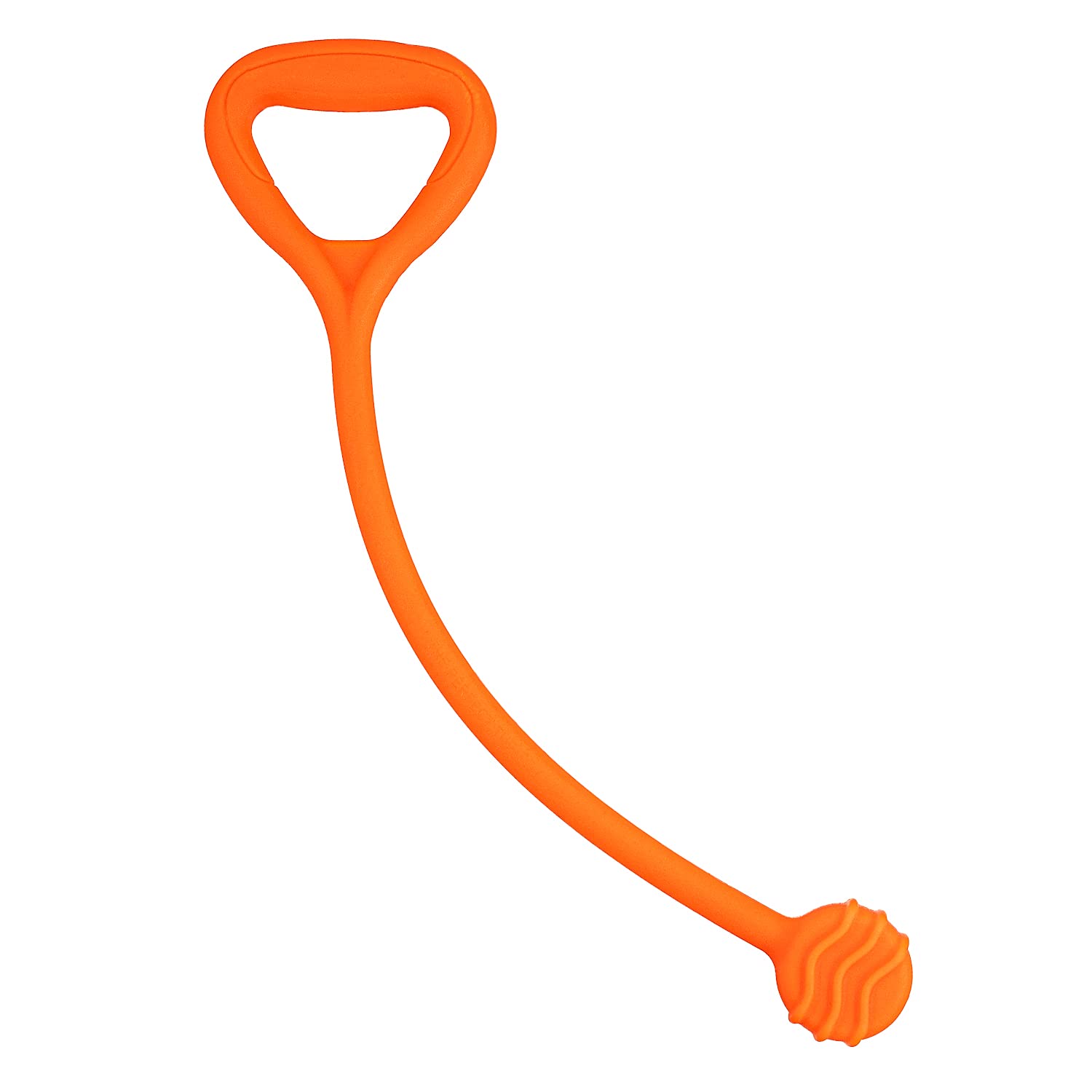 Jersey Dog Co. The Ultimate Tug Toy, Durable & Interactive Dog Toy Made In The Usa From Non-Toxic, Pet Safe Material For Bonding & Play Time, Mental & Physical Exercise (Safety Orange)