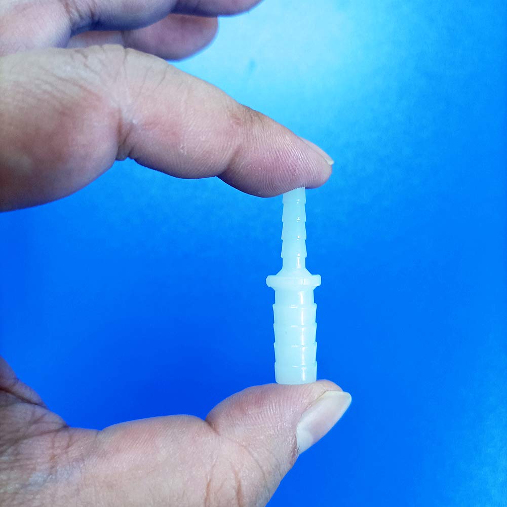 3/16 x 5/16 Reducer Hose Barbed Fitting for Aquarium Air Line Tubing 5-Pack