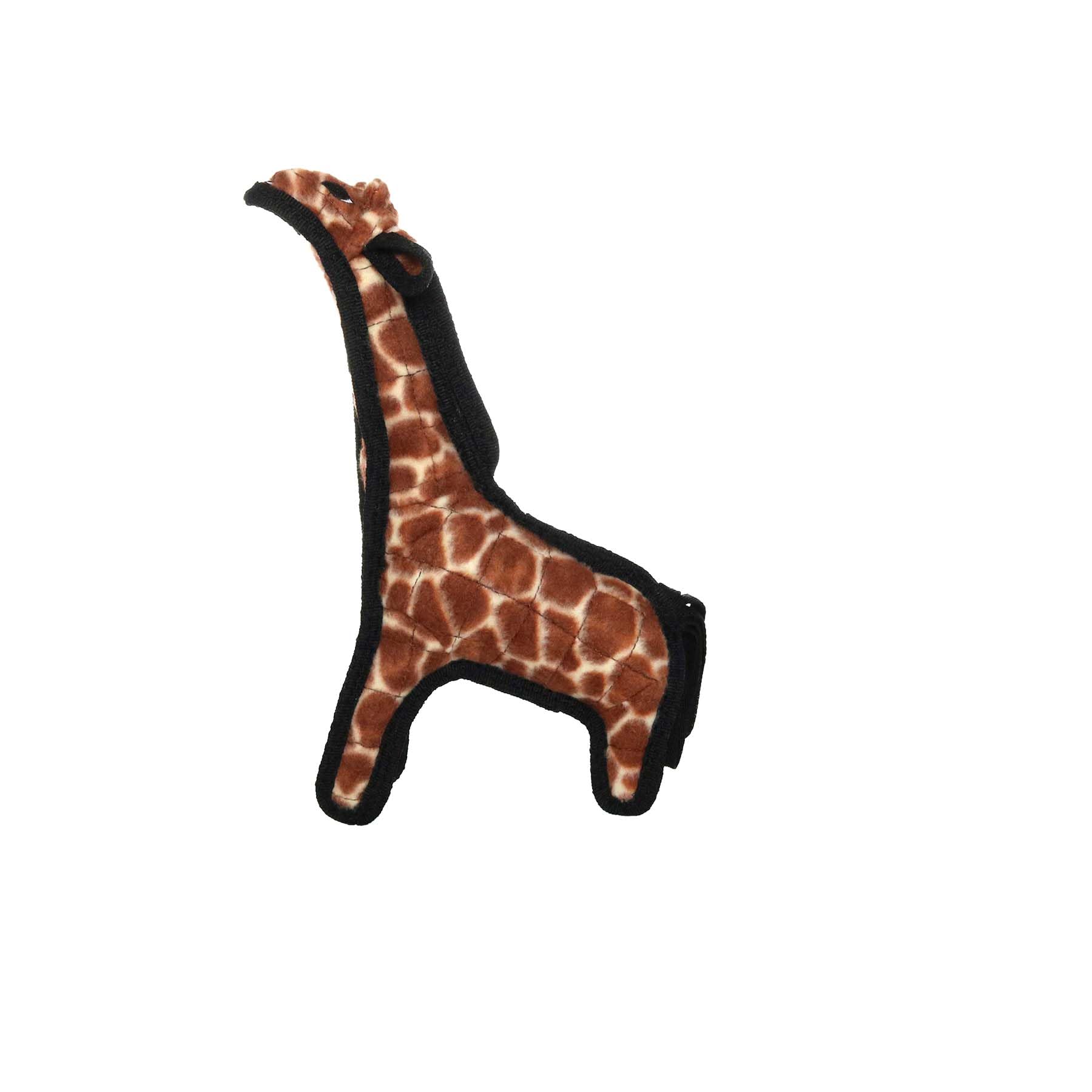 Tuffy - World'S Tuffest Soft Dog Toy - Zoo Junior Giraffe - Multiple Layers. Made Durable, Strong & Tough. Interactive Play (Tug, Toss & Fetch). Machine Washable & Floats