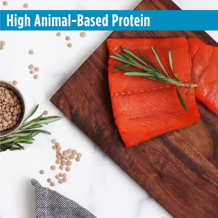 Nulo Freestyle High Protein Trim Cat Food, Salmon & Lentils Recipe - Natural Grain-Free Dry Cat Food for Weight Management with