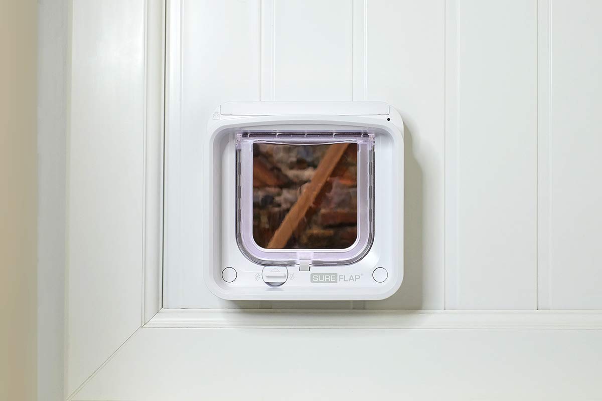 SureFlap Microchip Cat Door Connect with Hub Bundle - Door Opening: The Microchip Cat Door Flap Opening is 5 5/8 (w) by 4 3/4 (h