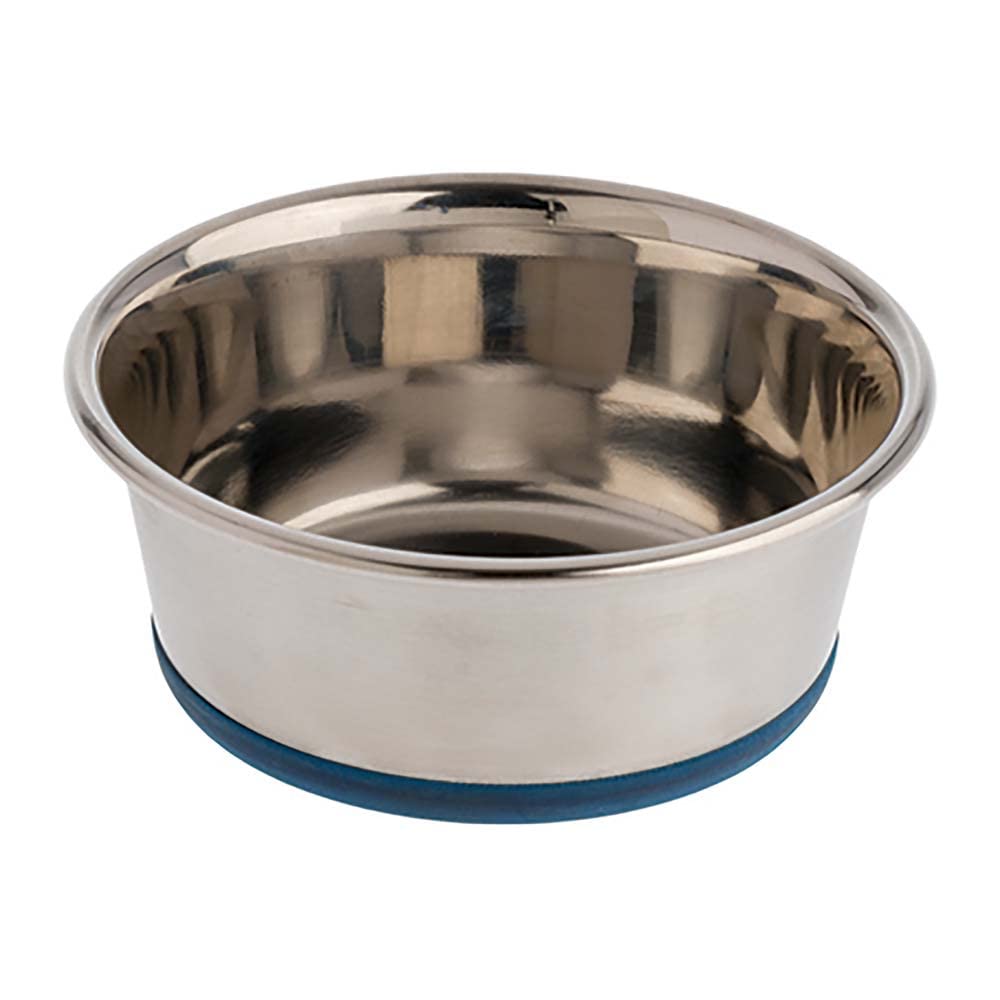 Durapet Stainless Steel Dog Bowl Capacity: 0.75 Pint/ 1.25 Cups (2 Pack)