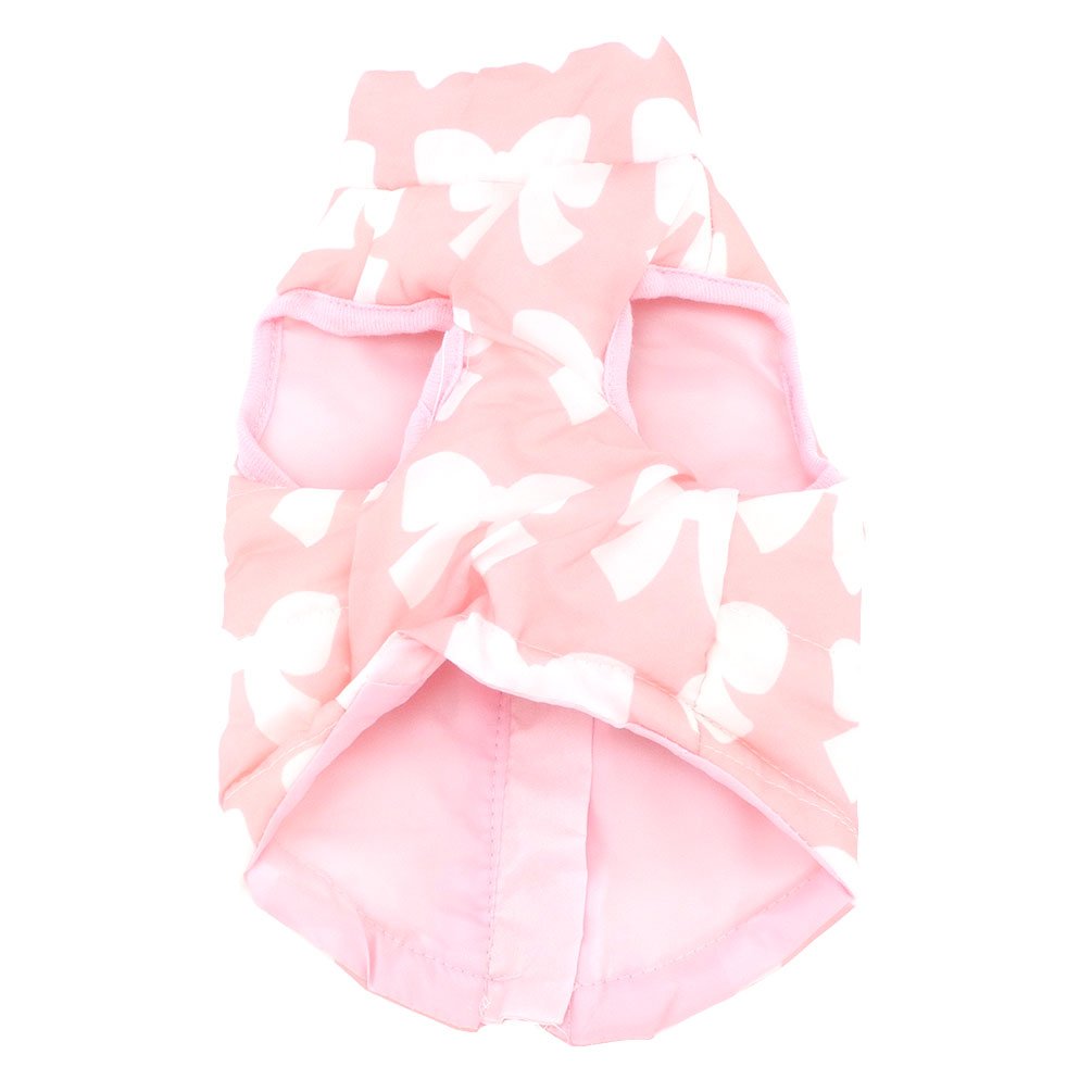 Smalllee_Lucky_Store New Various Pet Cat Dog Soft Padded Vest Harness Small Dog Clothes Pink Bow S, Model: Bfl049-Pink-S
