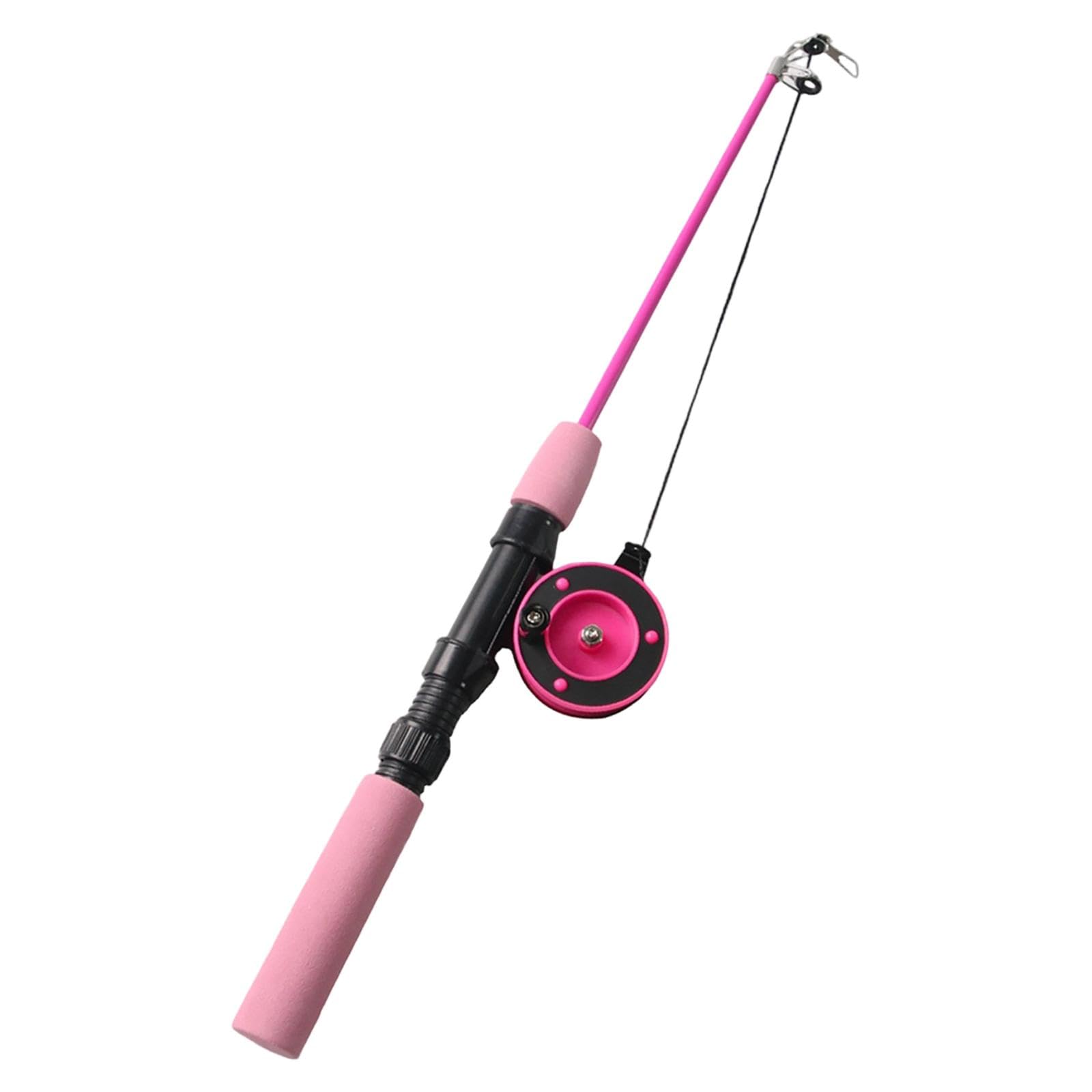 Ecomistiq Cat Teaser Wand Entertaining Sturdy Gift Lightweight Pet Supplies Pink| Toys| |Pet