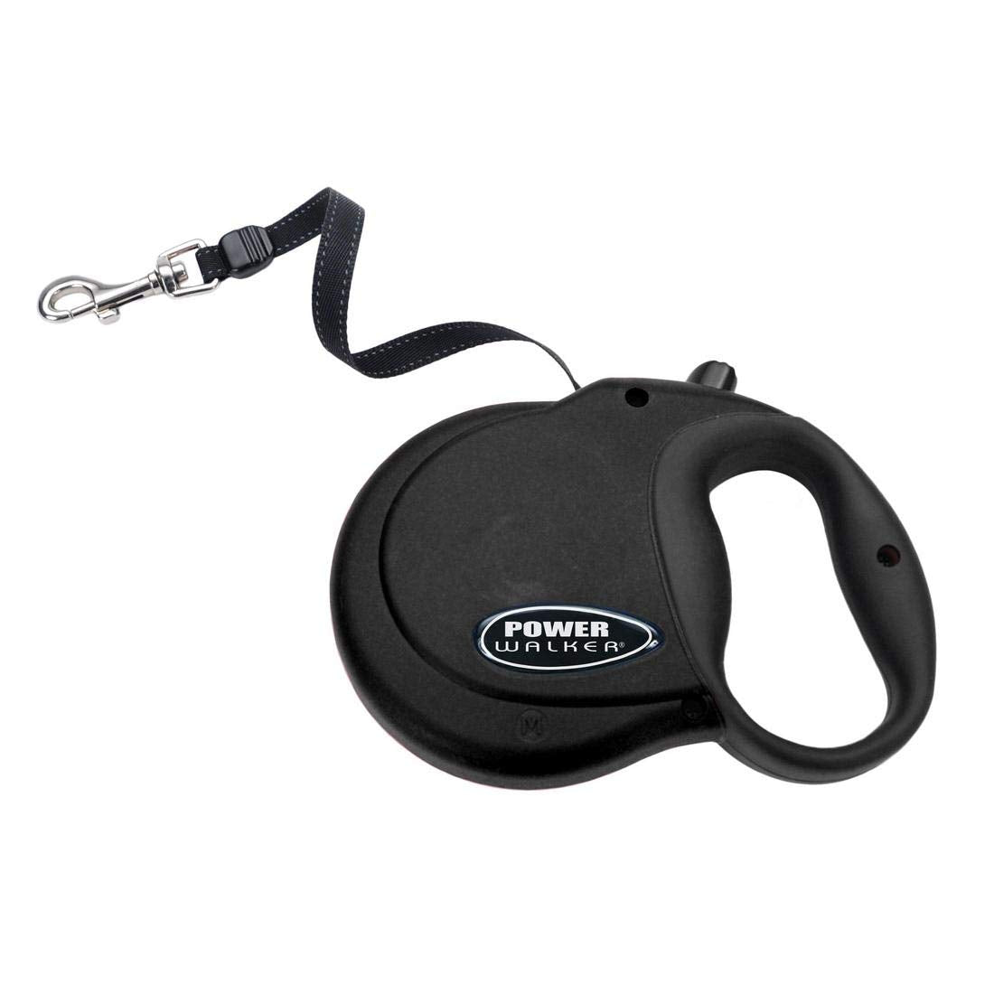 Coastal Pet Power Walker Dog Retractable Leash - Reflective Dog Leash - Stop-And-Release Control Button - Comfort Grip Handle - 