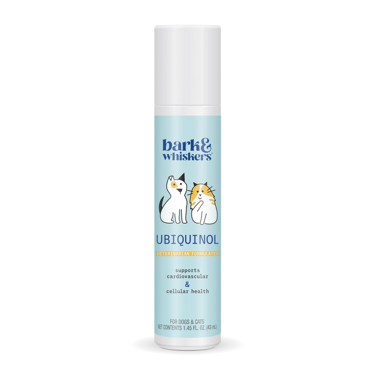 Bark & Whiskers Ubiquinol Liquid Pump, For Dogs And Cats, 1.45 Fl. Oz. (43 Ml), Supports Cardiovascular And Cellular Health, Veterinarian Formulated, Non Gmo, Dr. Mercola