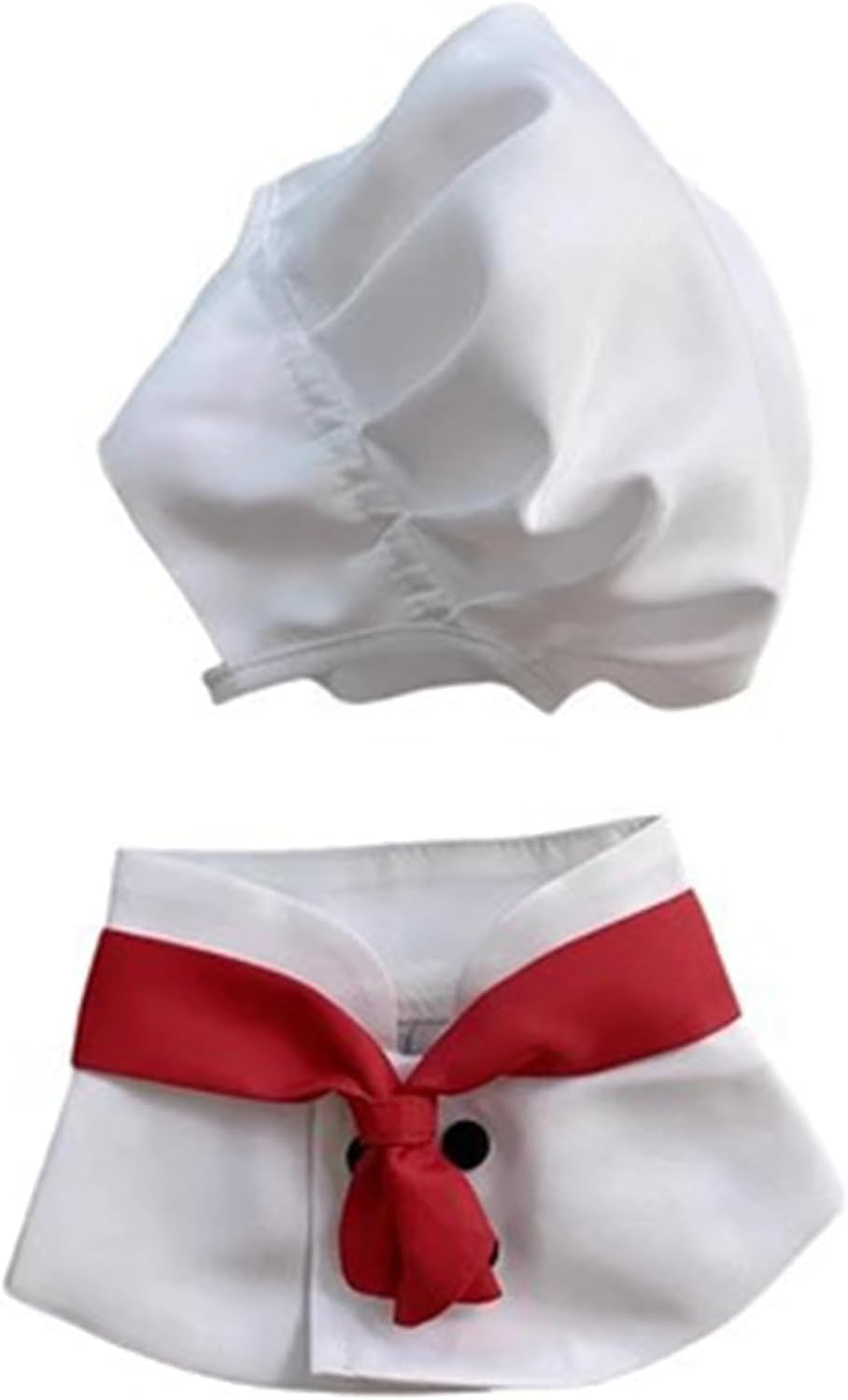 1 Set White Pet Hat Chef Appearance Pet Clothing Soft S Dog Costumes For Pet Supplies, Dog Costumes Apparel And Accessories