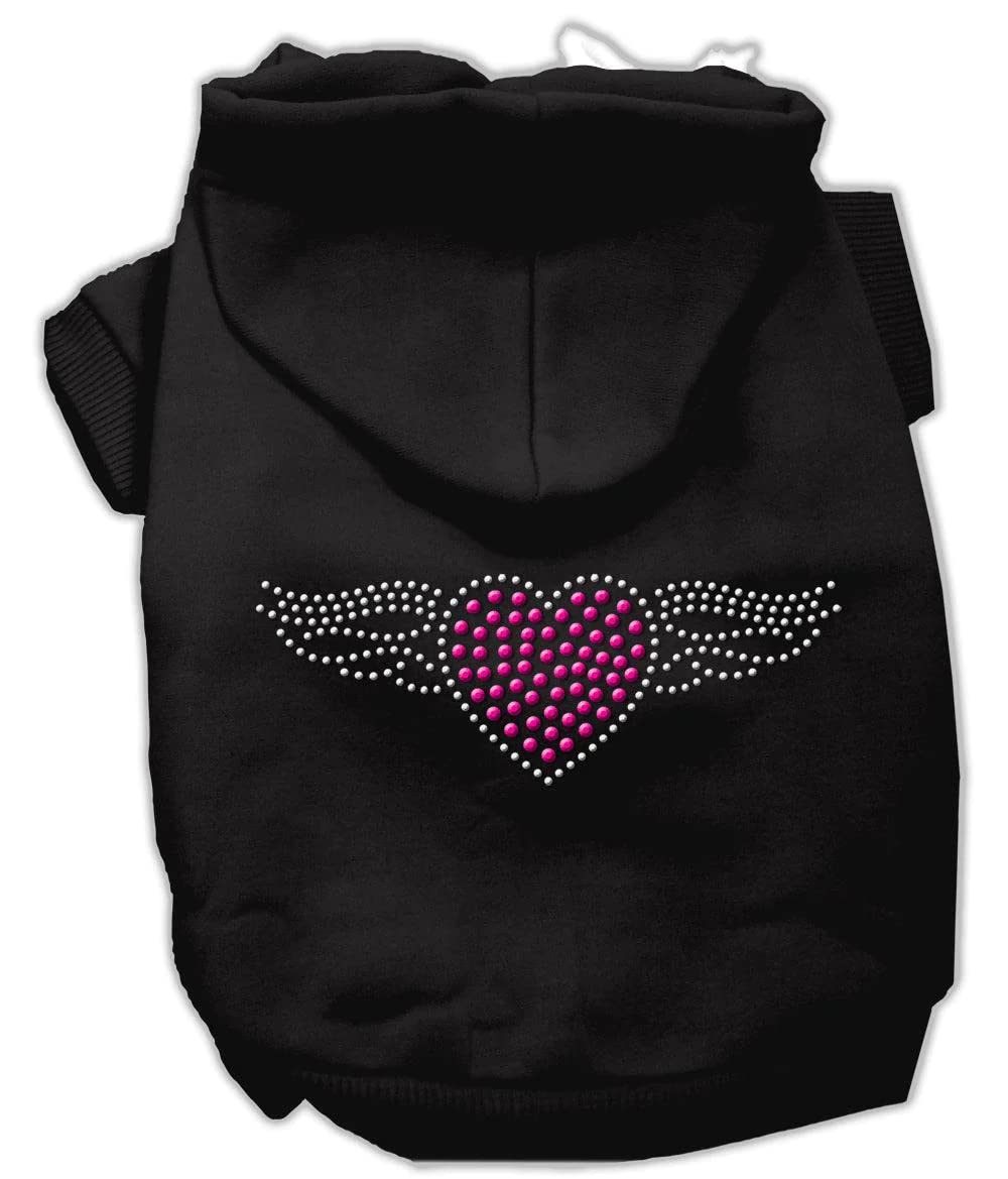 Pet, Dog & Cat Hoodie Rhinestone, &quot;Aviator&quot; Red 3XL (25-35 lbs.)