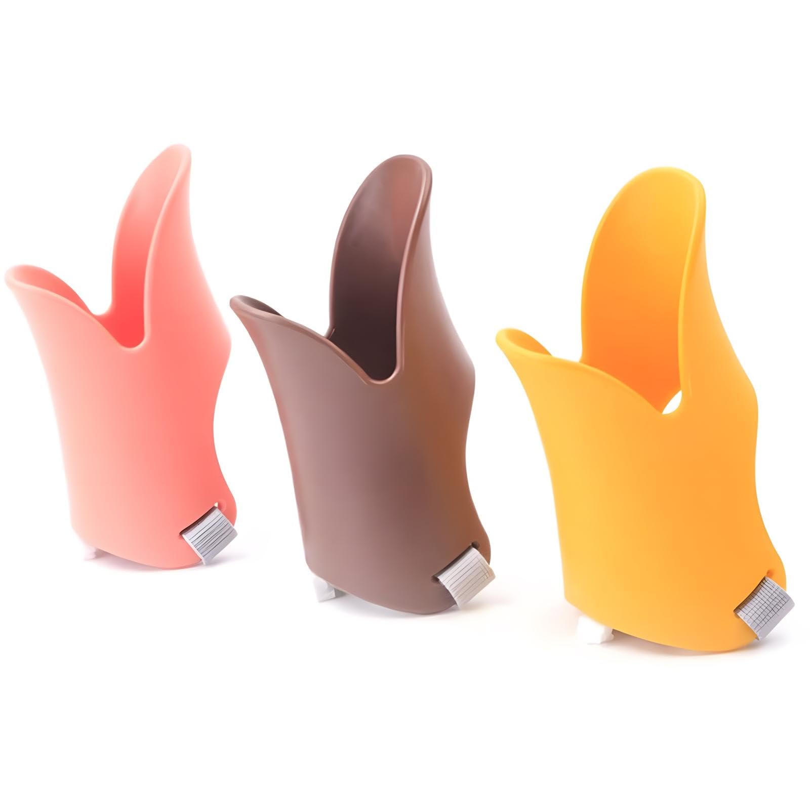 Anti Bite Duck Mouth Shape Dog Mouth Covers Anti-Called Muzzle Masks Pet Mouth Set Bite-Proof Silicone Material (Pink, S)