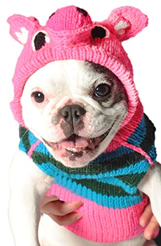 Chilly Dog Pink Piggy Hoodie Sweater, Small
