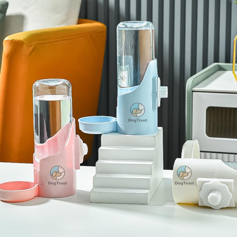 Dog Trust Pet Water Filter, Automatic Water Supply For Cages, Worm Dish, Small Animals, Hanging, Answering Machine, Pet Bowl, 16