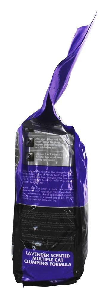 World'S Best Cat Litter Cat Lavender Scented Multiple Cat Clumping Formula, 7-Pound Bag