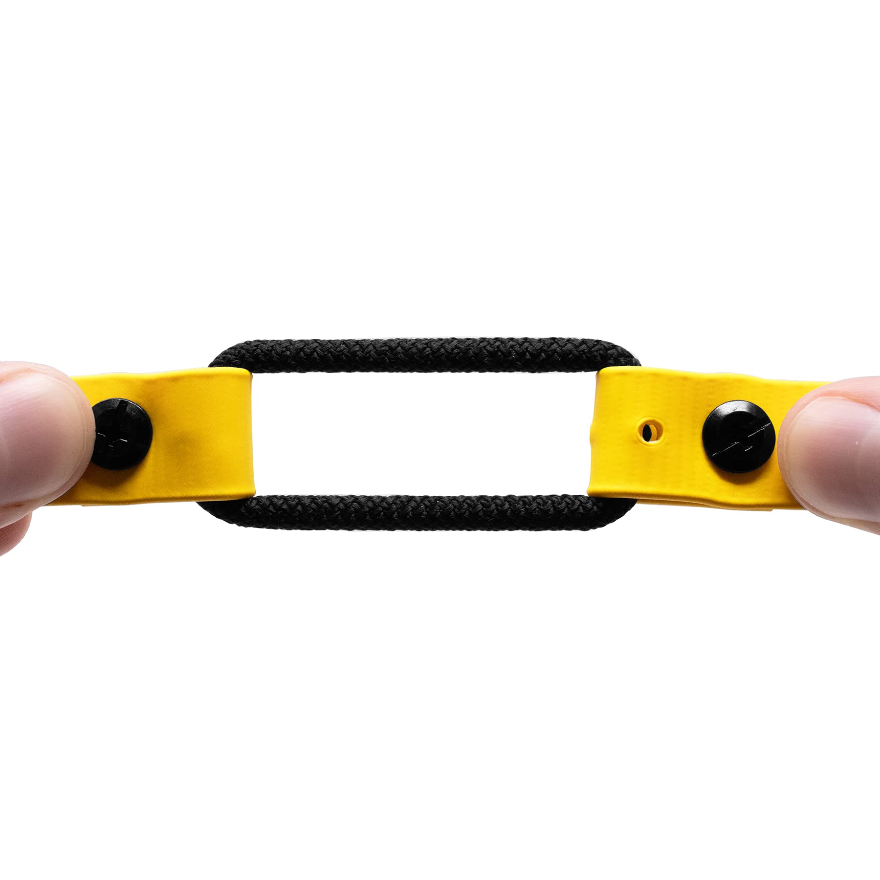 Educator Quick Snap Bungee Dog Collar, Biothane, Waterproof, Odorproof, Easy Connect And Disconnect Clasp And D Ring With Comfort Bungee Loop, Adjustable For Custom Fit, 3/4-Inch, Yellow
