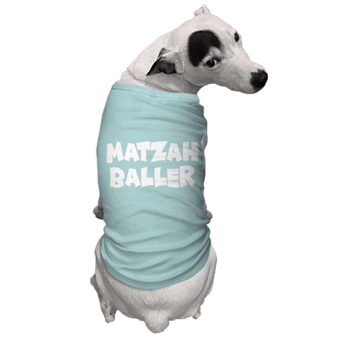 Matzah Baller - Matzo Hanukkah Passover Seder Dog Shirt (Chill, 2X-Large)