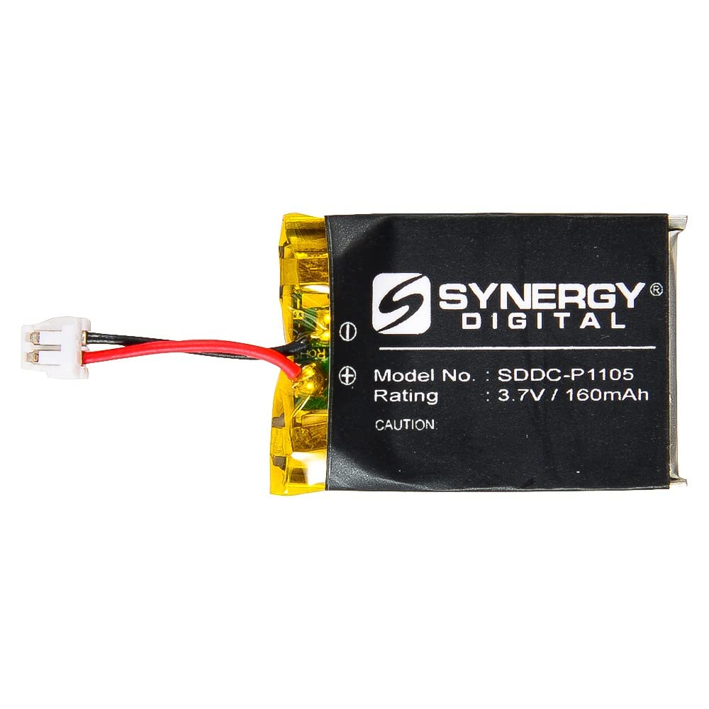 Synergy Digital Dog Collar Battery, Compatible with SportDOG SAC54-13735 Dog Collar Battery (Li-Pol, 3.7V, 160 mAh)