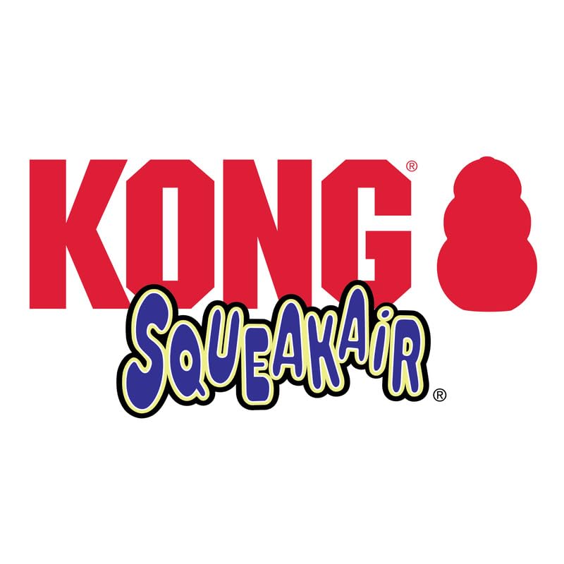 Kong Squeakair Dog Toy Tennis Ball - Medium, X 9