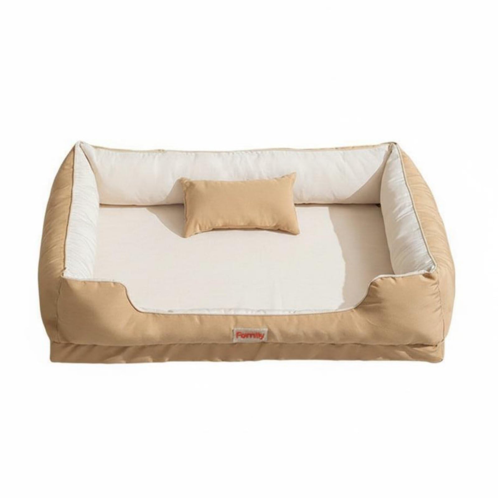YearRound Use Thick Sponge Dog Bed Removable Cover Washable Dog Bed LongLasting Reversible Pet Mat Breathable, Coffee, Xs