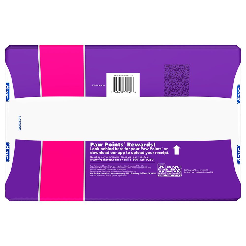 Fresh Step Multi-Cat Extra Strength Scented Clumping Cat Litter With The Power Of Febreze, 42 Lbs., .33 Cf1