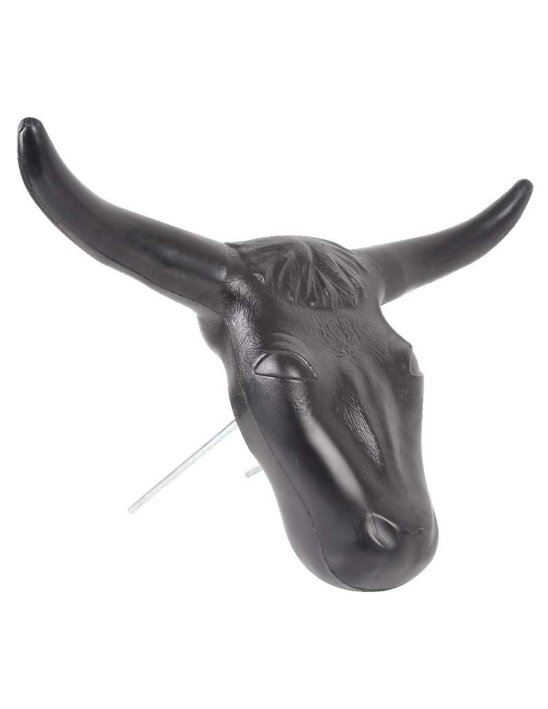 Classic Equine Black Steer Head Western Bull Rodeo