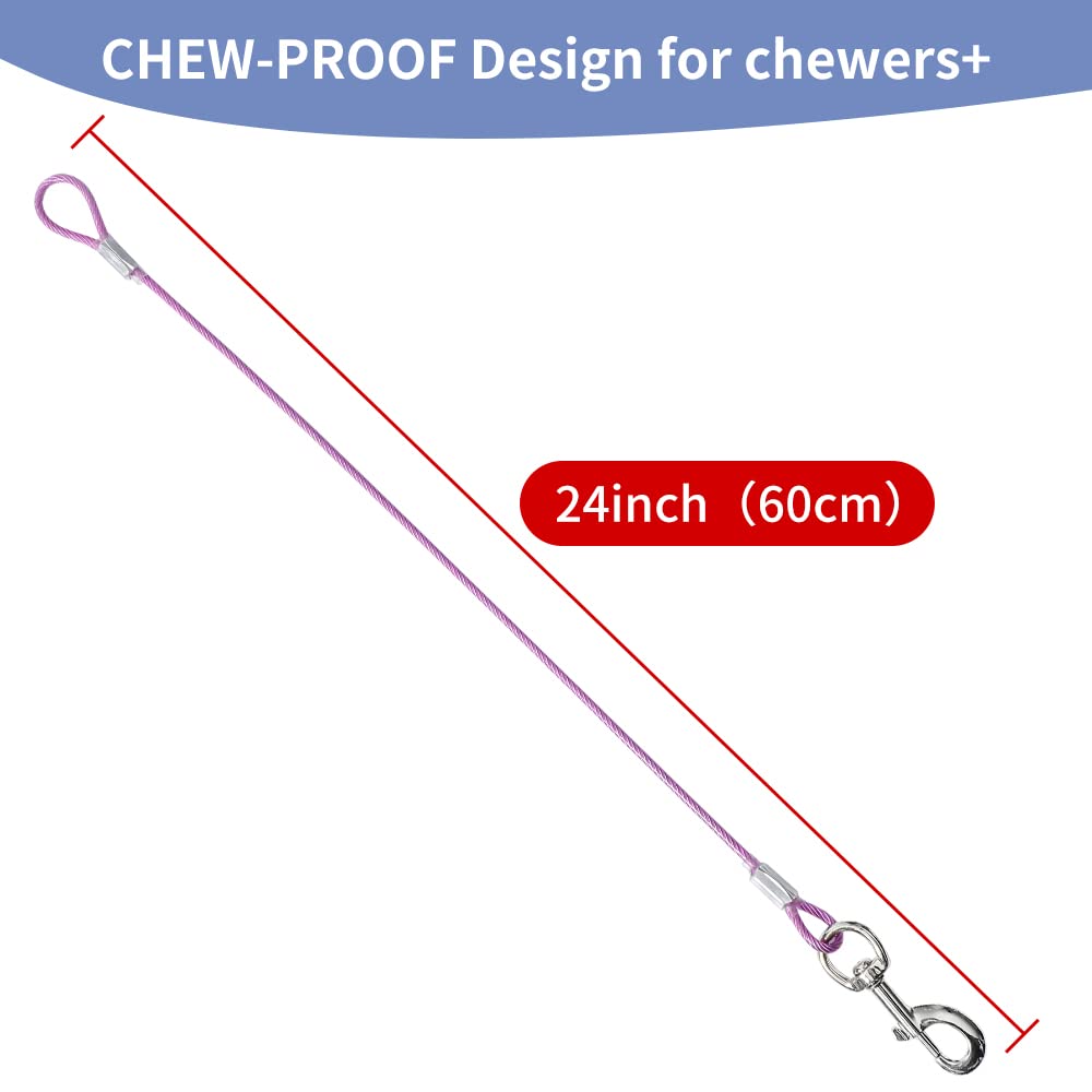 Chew Proof Dog Leash Extension,Support Add To Any Leash & Collar & Harness,Dog Lead Extender For Large And Medium Dogs Walking R