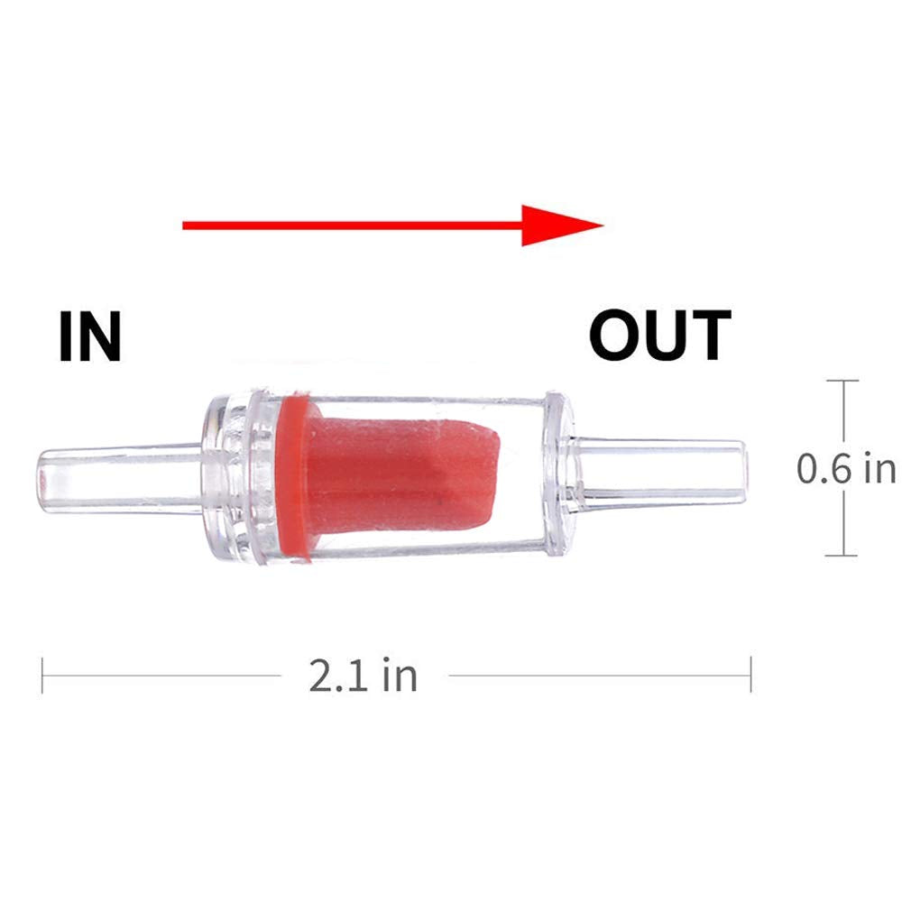 Alegi 4Pcs Small Aquarium Bio Sponge Filter With Suction Cups, Check Valves For 5 Gal, 10 Gal, 20 Gal Breeding Fry Betta Shrimp