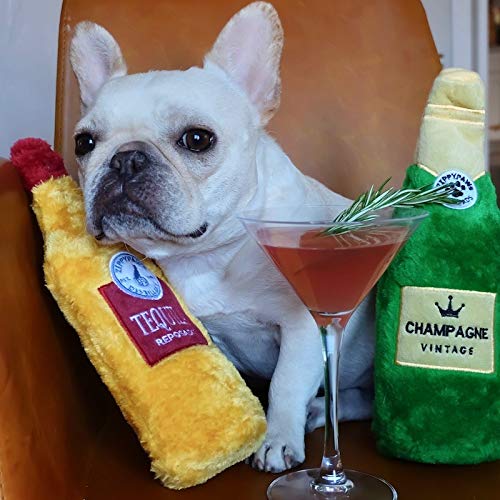 Zippypaws Happy Hour Crusherz - Zippy Paws Dog Toy For Large And Small Dogs, Crinkle Dog Toy With No Stuffing, Squeaky Dog Toy Pack Of 1, Tequila