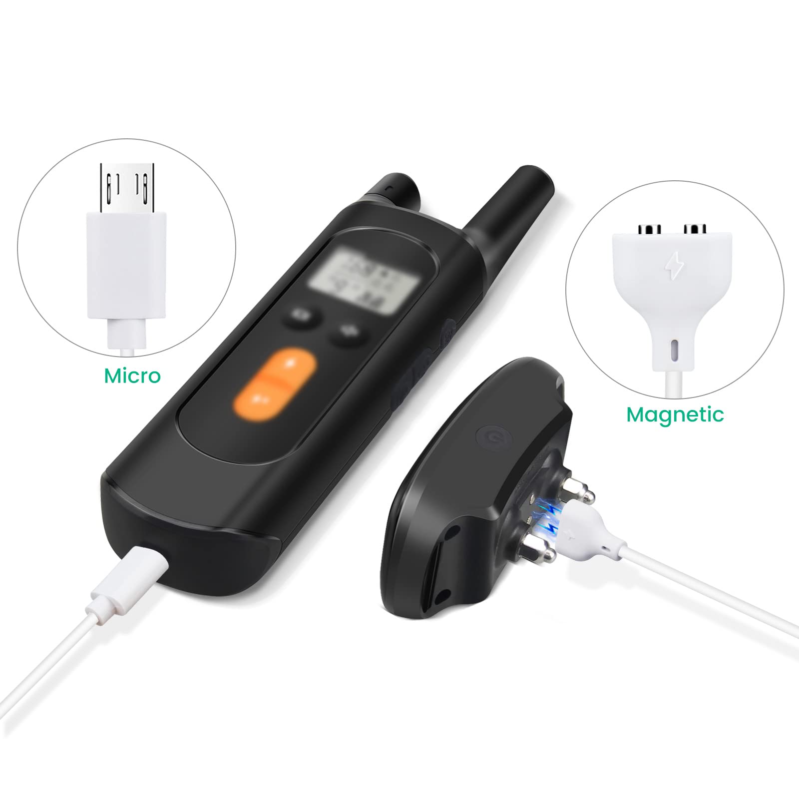 Shock Collar Charger Replacement For Nvk And For Uke Dog Training Collar, With 18W Fast-Charging Power Adapter, 2.6 Ft