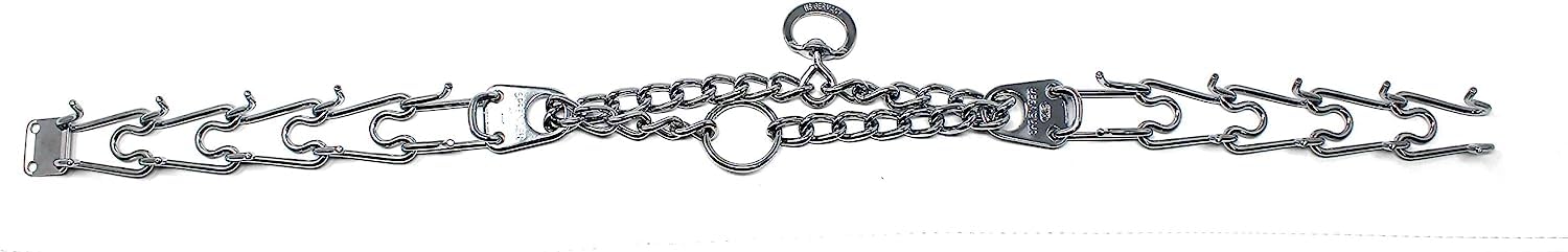 Herm Sprenger Prong Dog Training Collar Ultra-Plus Chrome Plated Steel Pet Pinch Collar No-Pull Collar For Dogs Anti Pull Training Collar Made In Germany 3.2Mm X 23In Medium