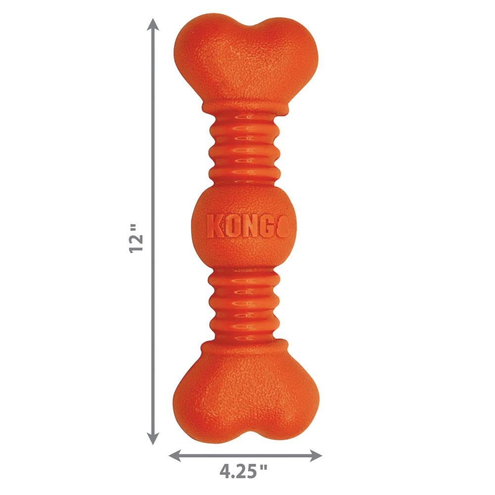 Kong Squeakstix Wigglerz, Large, Orange