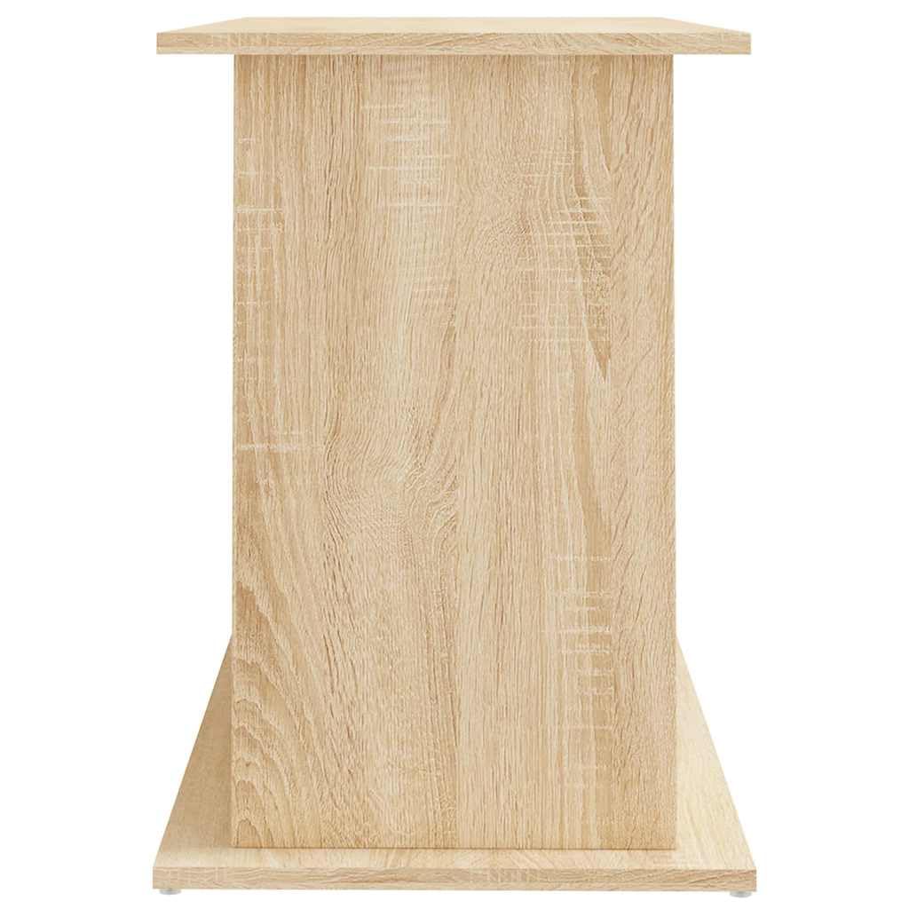 vidaXL Aquarium Stand Black Oak Engineered Wood 39.8 x 16.1 x 22.8 in