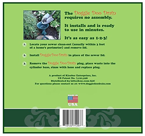 Doggie Doo Drain Dog Waste Sewer Line Attachment