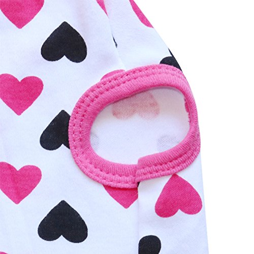 Droolingdog Small Dog Tshirt Pet Shirt For Cat Large Dog Shirts Cat Clothes, Large, Pink