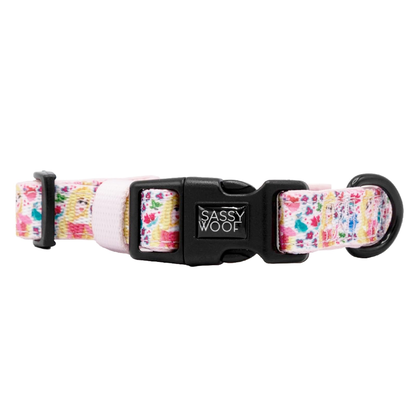 Sassy Woof Dog Collar Disney Princess Sleeping Beauty Aurora - M, Adjustable, Durable, Comfortable And Stylish Pet Accessories F