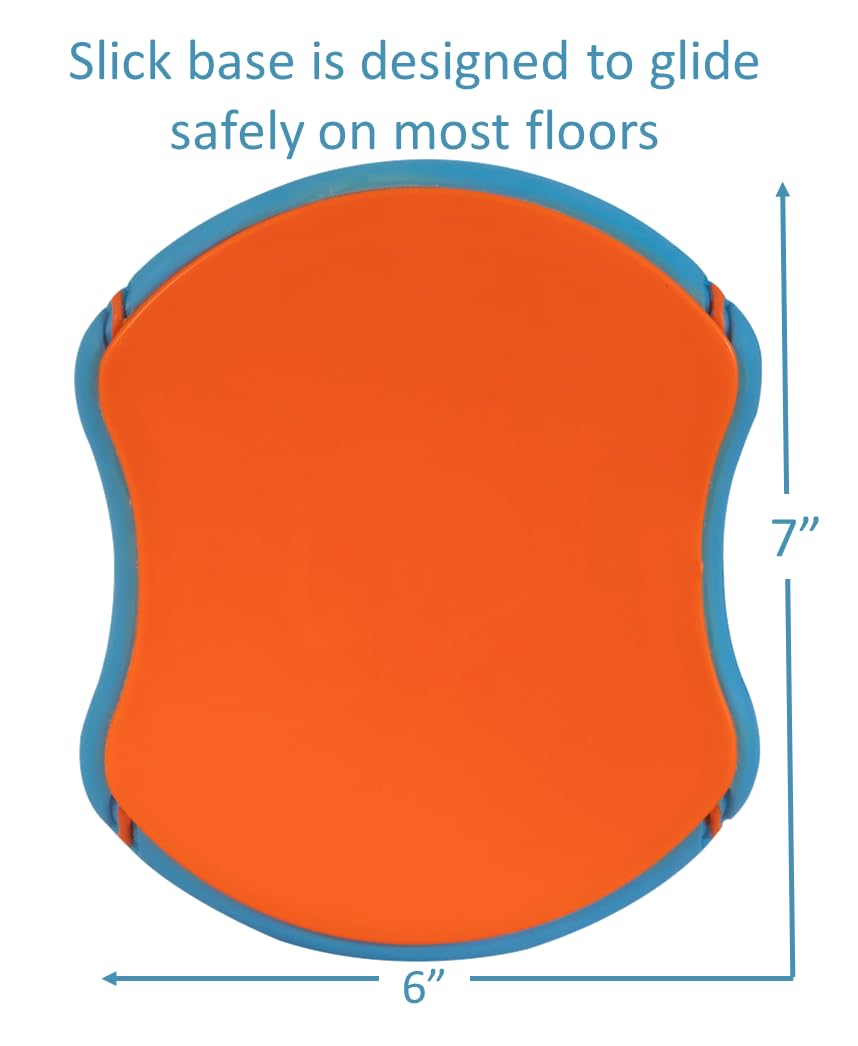 Chuckit! Indoor Super Slider Dog Self Fetch Squeaker Toy -Glides Harmlessly On Most Indoor Surfaces