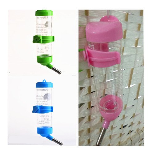Hypeety Hamster Water Bottle 125ML - No Drip Guinea Pig & Small Animal Feeder, Random Color, Ideal for Syrian & Dwarf Hamsters, Gerbils