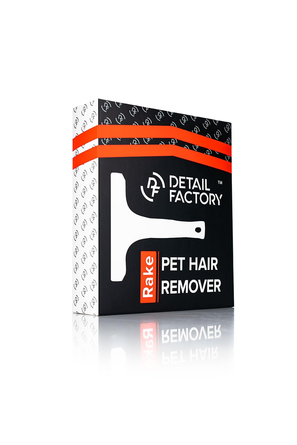 Detail Factory - Pet Hair Remover Rake - Stiff Rubber Blade Grabs And Collects Pet Hair