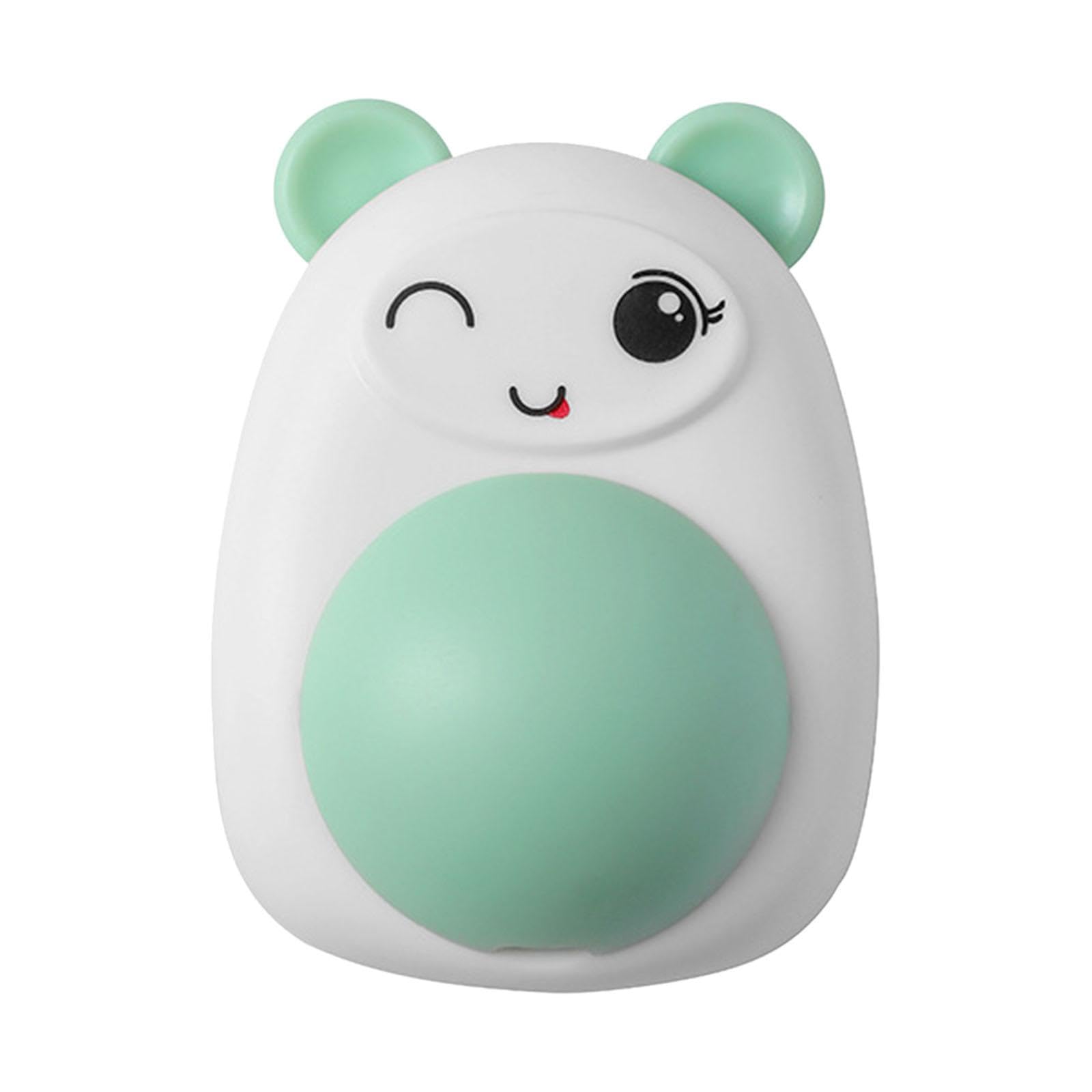Atorse Cat Catnip Balls Interactive Toys With Lid Kitty Playing Kitten Chewing Toys Bear Green